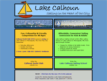Tablet Screenshot of lakecalhoun.org